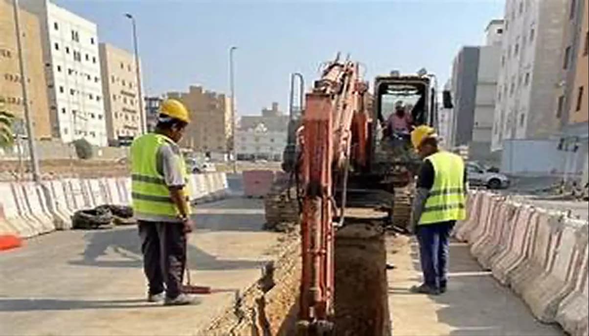 أعمال حفريات حضرية